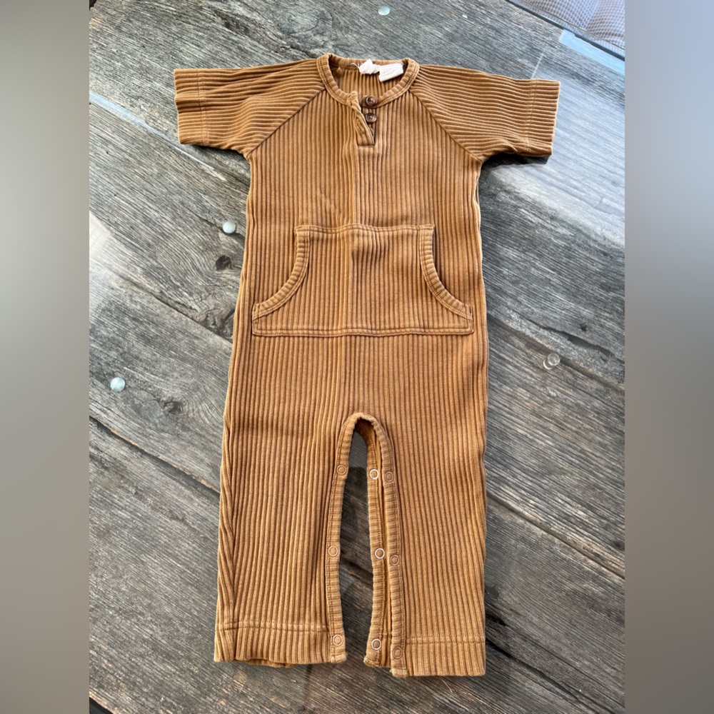 Jamie Kay 2T Ribbed Short Sleeve Romper